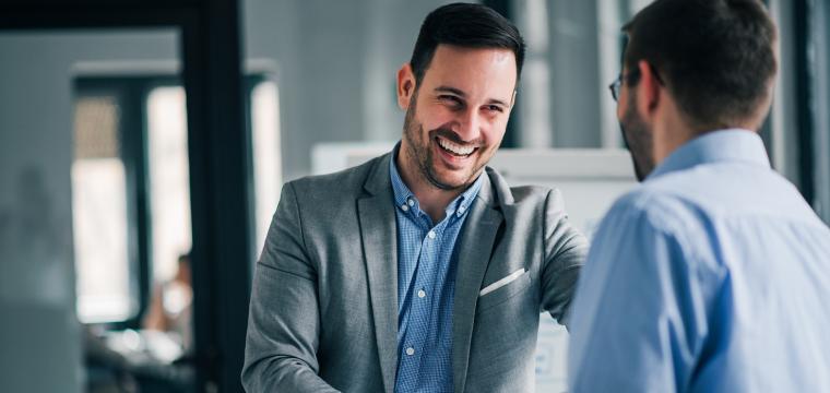 business colleagues shaking hands